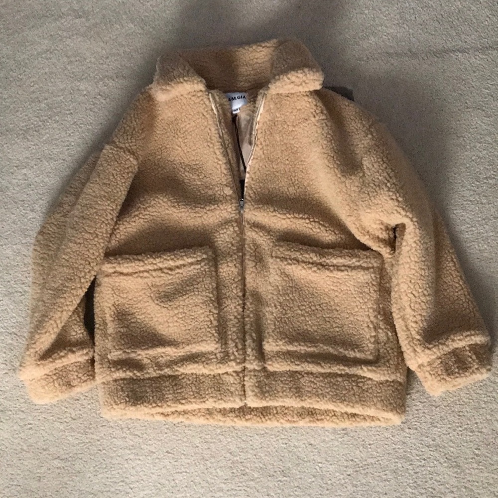 Caramel Teddy Bear Coat from I.AM.GIA (size XS)